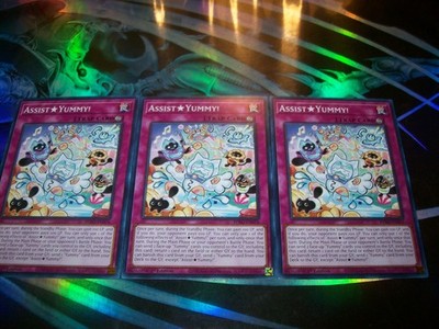 3x Assist Yummy! 1st Edition Common BPRO-EN076 Yu-Gi-Oh!