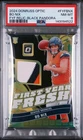 Bo Nix 2024 [BLACK PANDORA] PANINI DONRUSS OPTIC FIRST YEAR FRESH RELIC [#21/25]