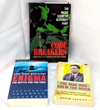 3 Enigma Code breakers Hardback Paperback Books Alan Turing Computer Invention