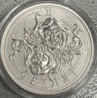 2 oz. GEMENI   Zombie Zodiac Series BU rounds .999 fine silver