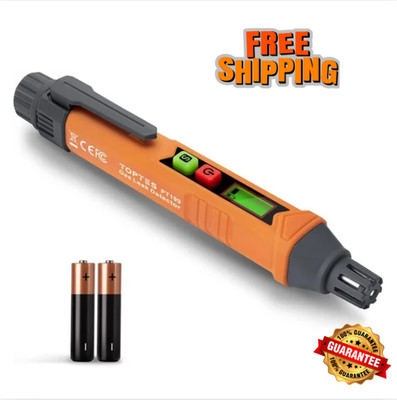 Toptes PT199 Natural Gas Leak Detector with Audible & Visual Alarm, Portable Gas