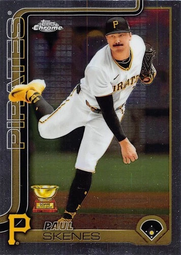 Paul Skenes 2025 Topps Chrome 300 Pittsburgh Pirates Baseball Card