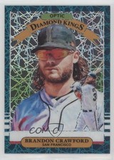 2019 Donruss Optic Diamond Kings Teal Velocity Prizm 33/35 Brandon Crawford 0b0
