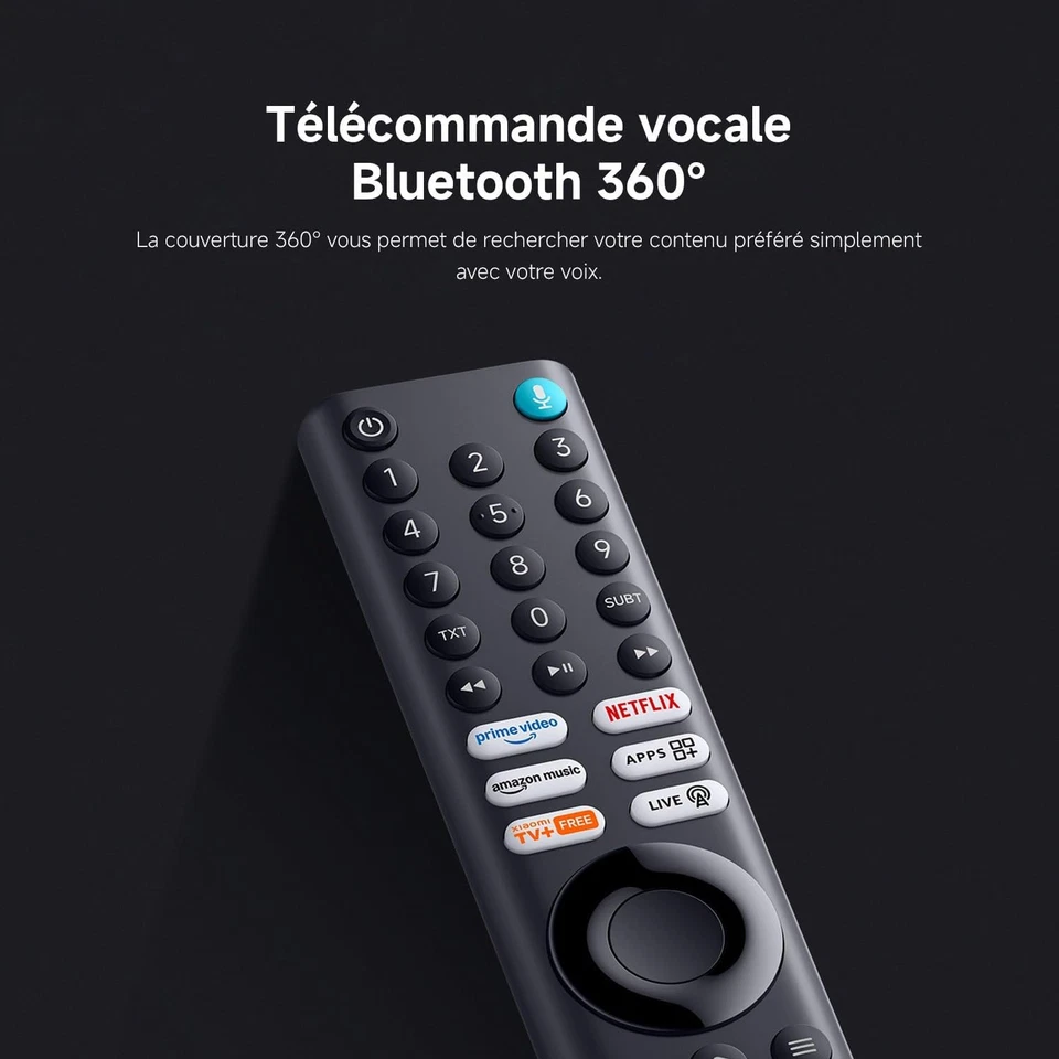 Xiaomi Smart TV F 65 pouces 165 cm 4K UHD Fire Contrôle Vocal Al connectée Image - Photo 4/4