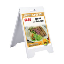 InstaHibit 19" x 32" InstaHibit A-Frame Signboard Double Side Sandwich Board