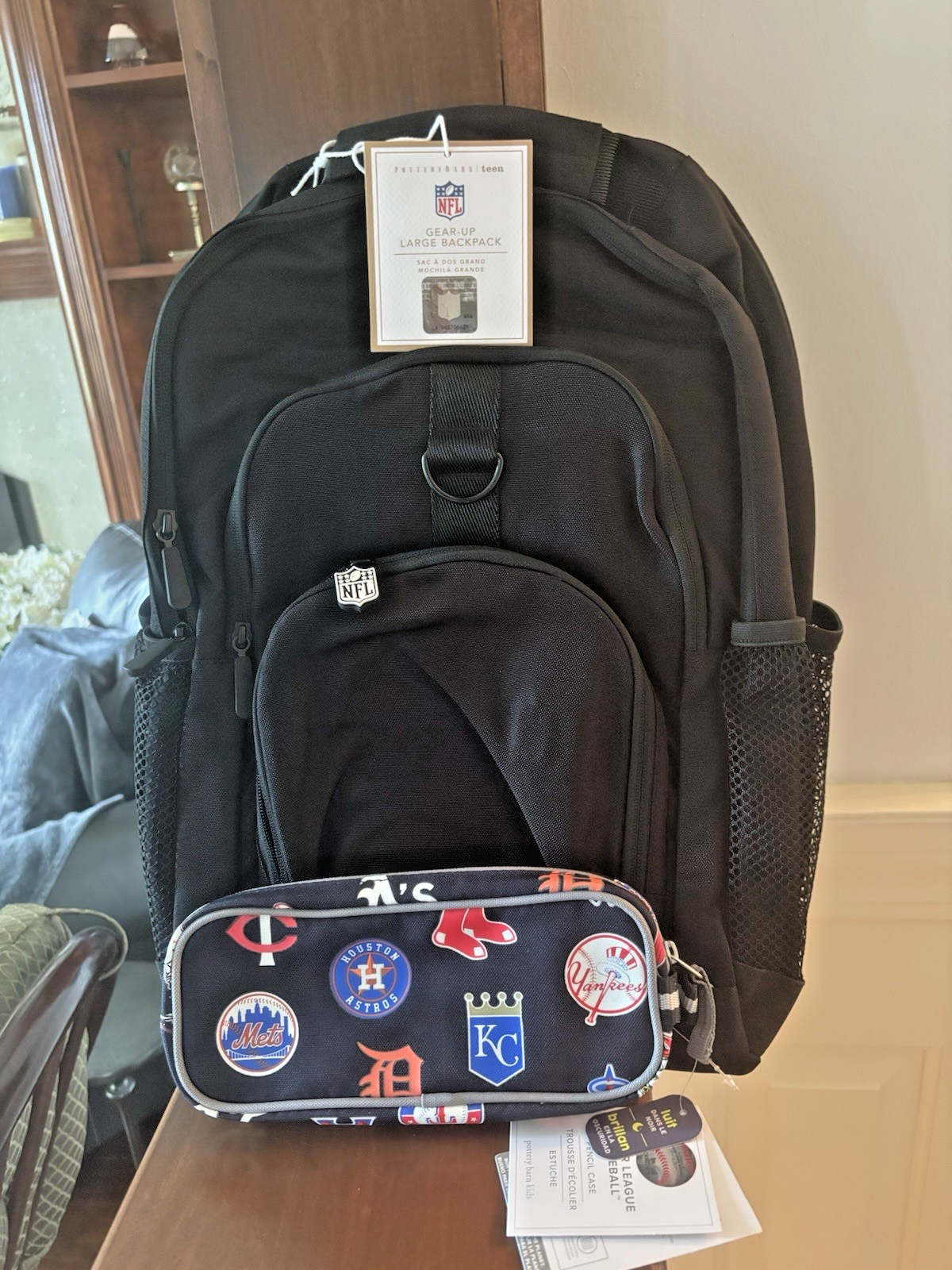 PONY Zaino GRANDE scuola fienile ceramica calcio baseball viaggio borsa sportiva MLB NFL.