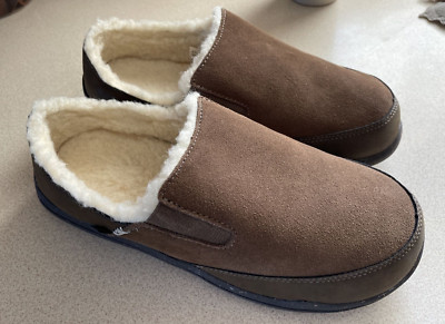 ACORN Men's Fleece Lined Slippers Size US 8