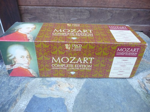 WOLFGANG AMADEUS MOZART Complete Edition Works 170 CD Box Set