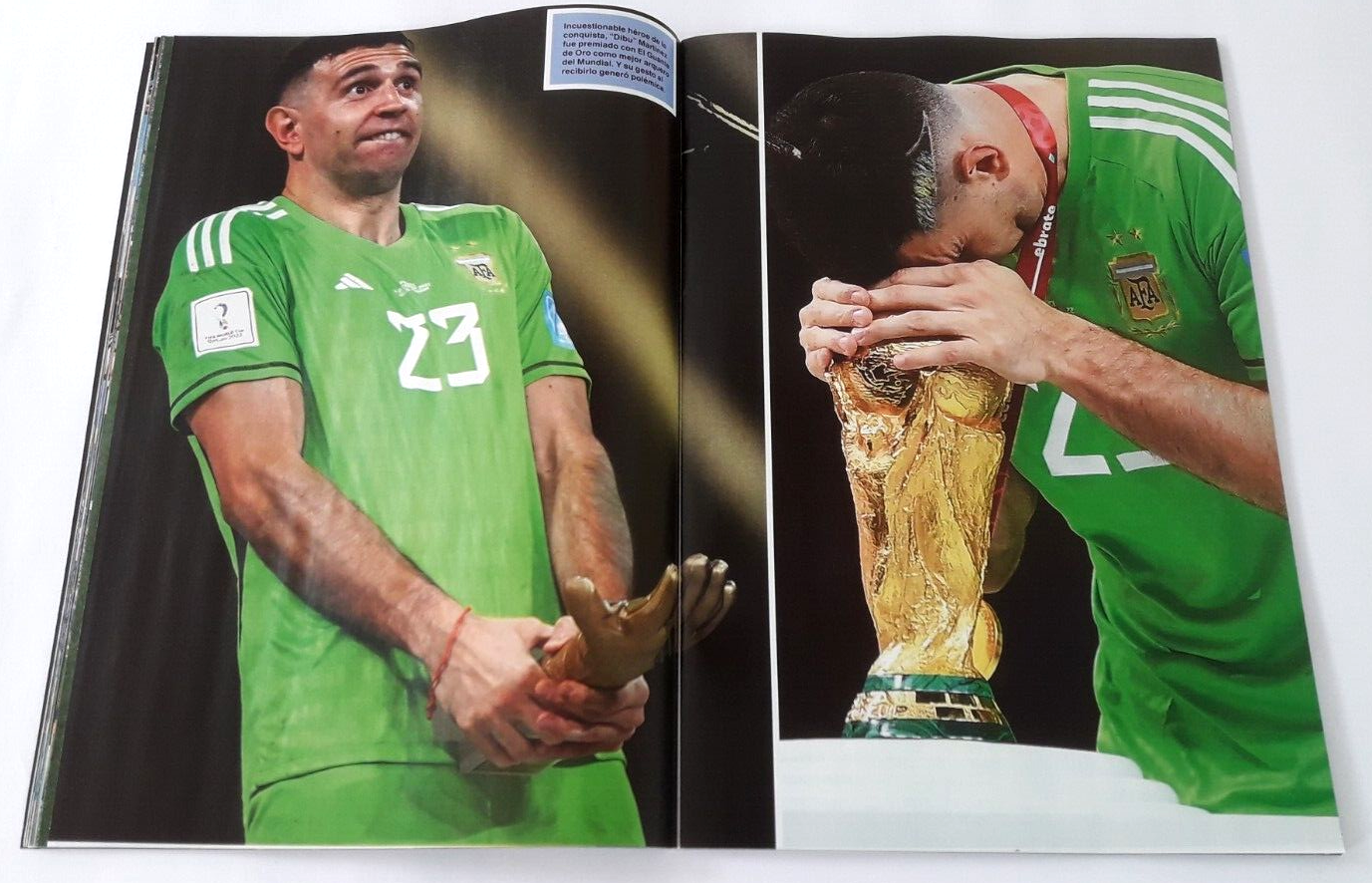 PLACAR WORLD CUP 2022 = ARGENTINA CHAMPION Messi Qatar Brazil Football  Magazine