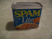 Vintage Hormel SPAM Lite & Tin Can Coin Banks Advertising Collectible