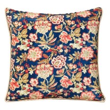 Cushion Cover Flower Print Cozy Couch Decorative Velvet Throw Pillowcase Zipper
