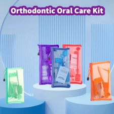 Dental Care Toothbrush Kit Orthodontic Teeth Floss Oral Cleaning Tools