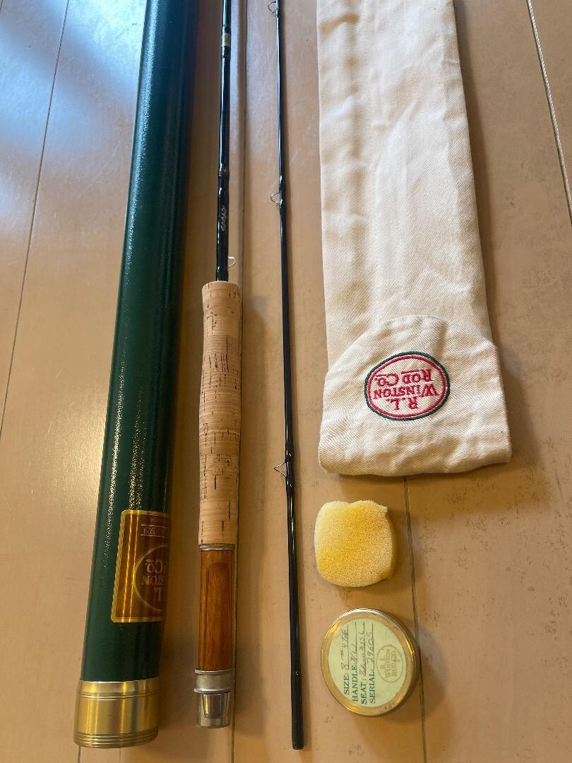 R.L.Winston Tom Morgan im6 8f #4 gold star Fly Rod Ship From