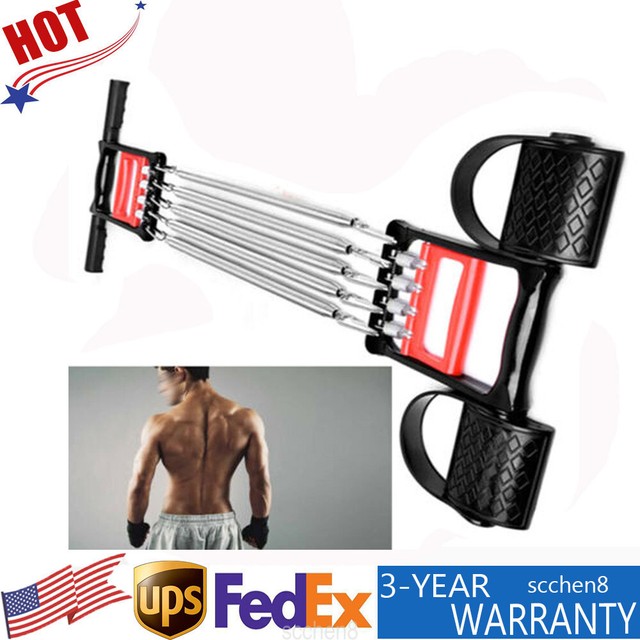 5 Spring Fitness Chest Exerciser Expander Equipment For Gym Or Home Workout For Sale Online Ebay