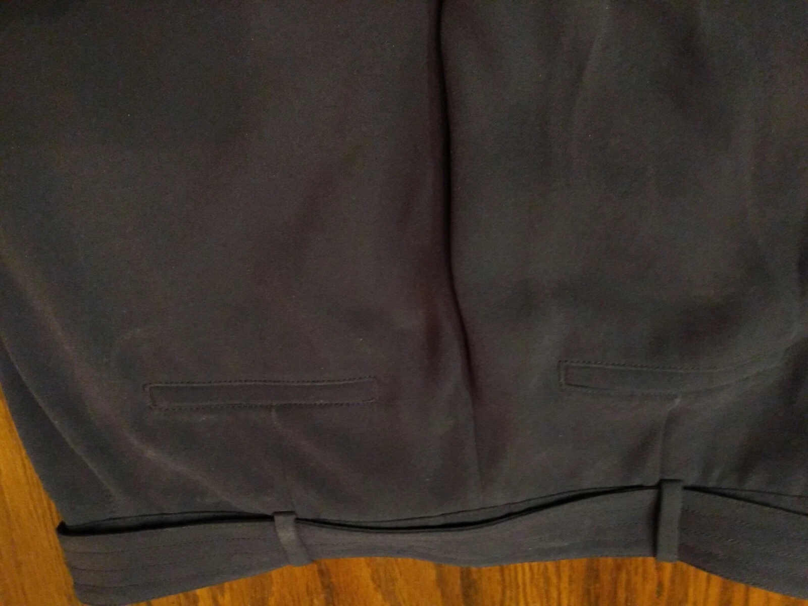 Pantaloni Tory Burch triacetato poliestere nero taglia 10 VG