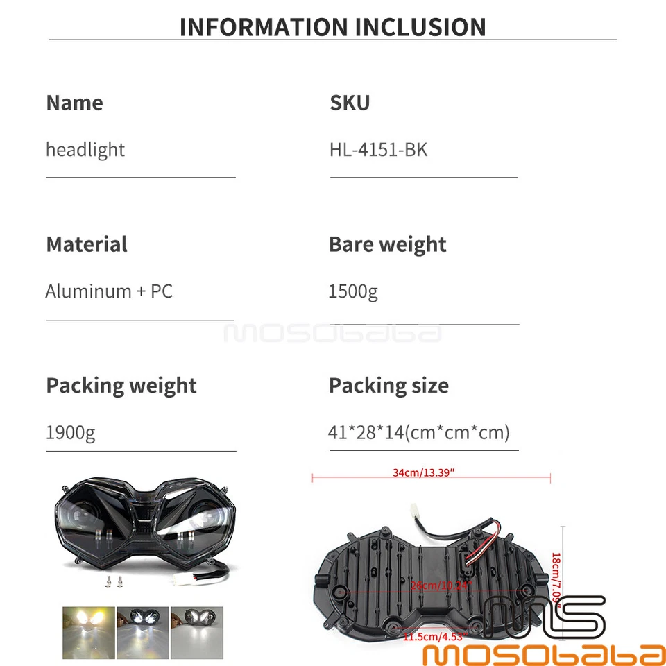 Faro LED Ojos de Ángel DRL Faro para Triumph Tiger 800 / Tiger Explorer Foto 3 de 4