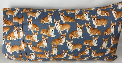 Hand Crafted 100% Cotton Pillow Case Standard/Queen Size, Corky's