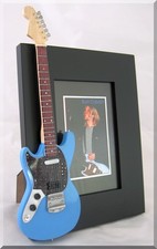 KURT COBAIN Miniature Guitar Frame Jagstang Nirvana
