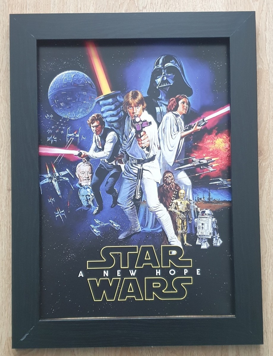 STAR WARS A New Hope 限定ポスター フレーム付き star wars a new hope Framed A3 Poster Brand New | eBay UK