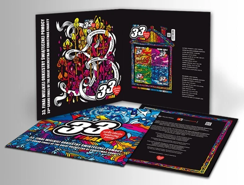 Poland 2025. Great Orchestra of Christmas Charity. Imperforated Souvenir Sheet. - Image 2 of 2