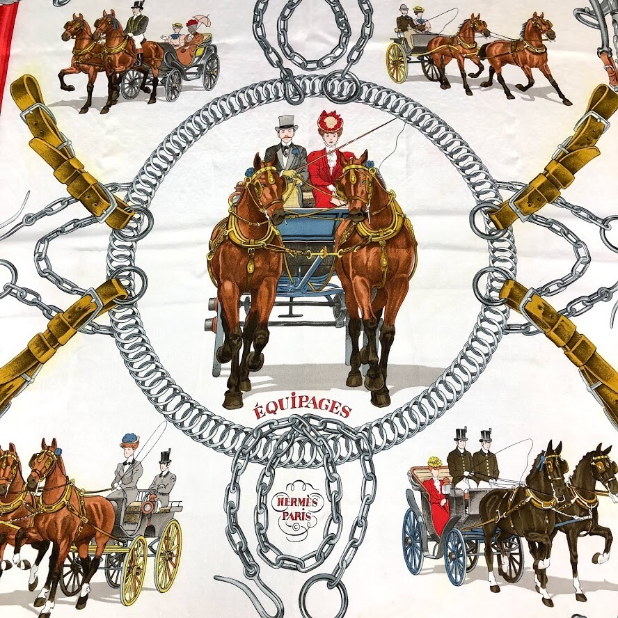 EQUIPAGES VINTAGE HERMÈS SILK SCARF LEDOUX 1973 Silk PRE- OWNED