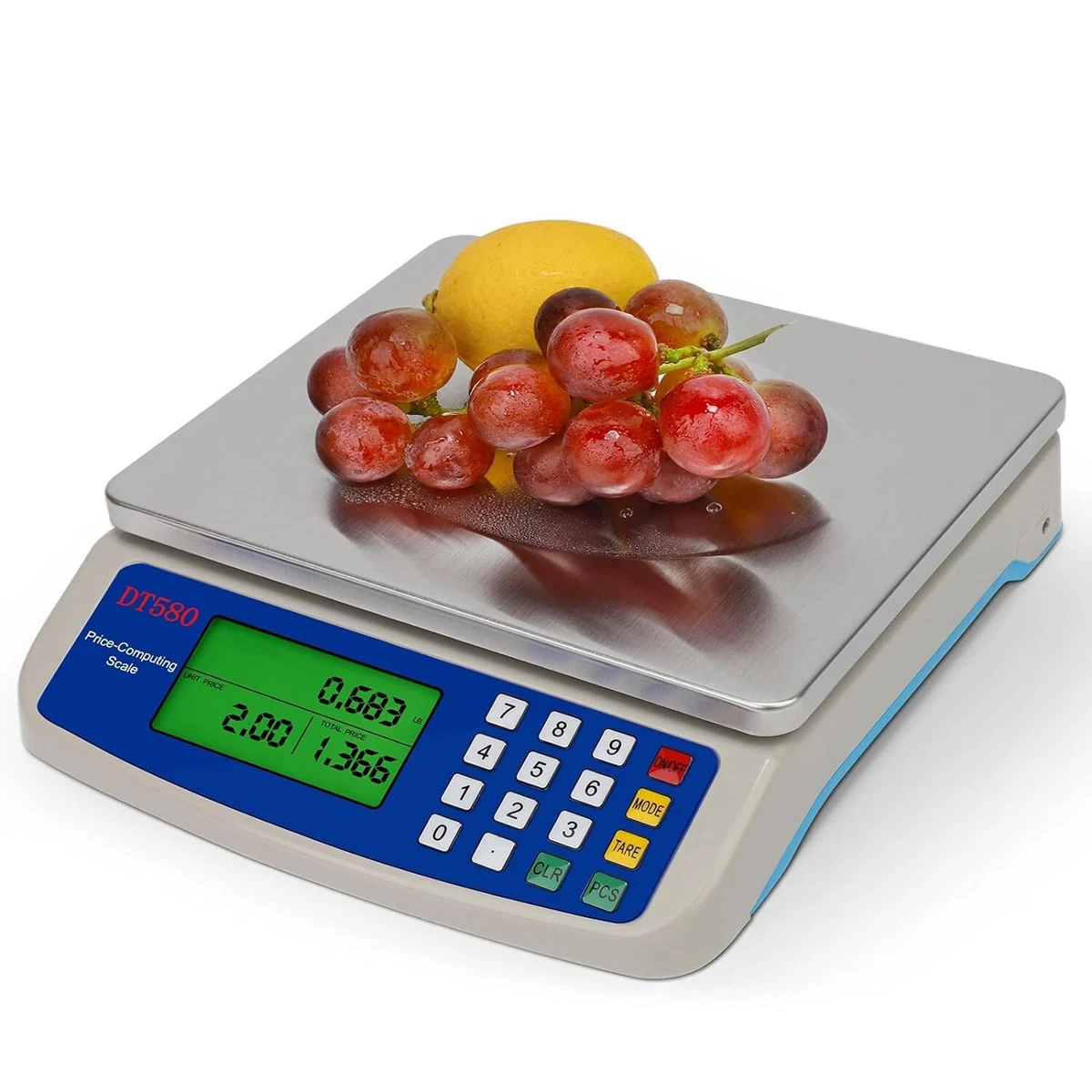 Balanza Digital Commercial 66 Libras 30 kg De Cocina Bascula Para Pesar Comida
