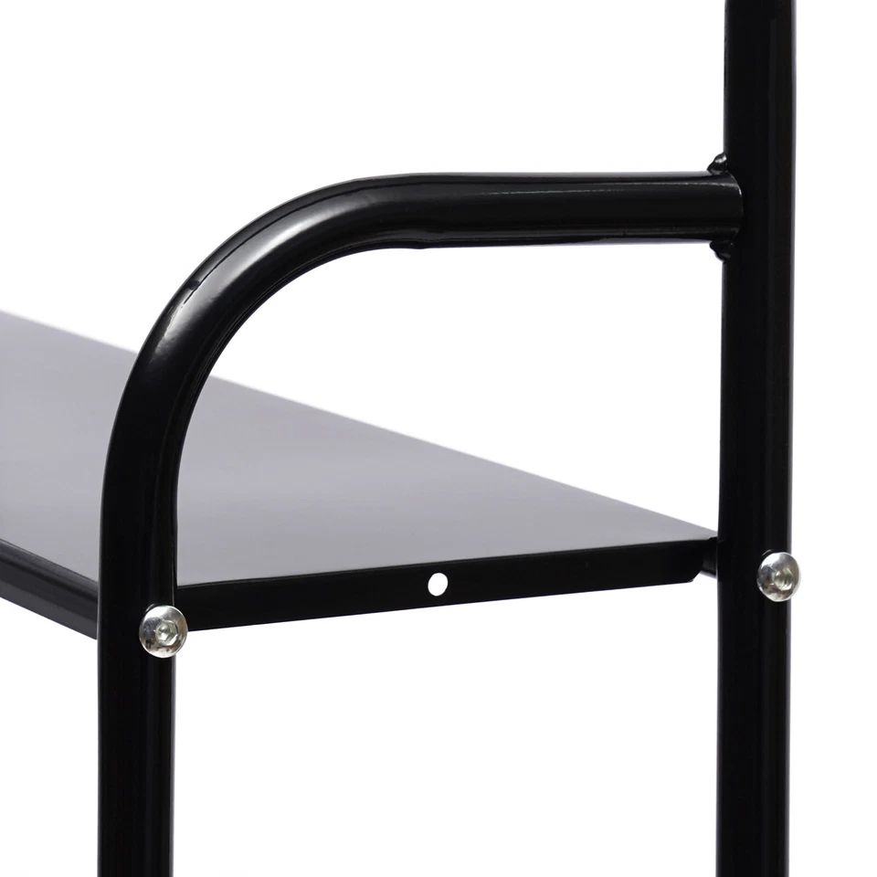 Estante de almacenamiento sobre el inodoro organizador de ahorro de espacio de estante de baño de metal de 4 niveles Foto 3 de 4