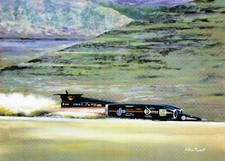 Thrust SSC art print