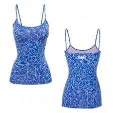 Zumba Shatter Spaghetti Strap Tank Top - Blue size XXL New Free Shipping