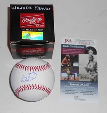 Tampa Bay Rays Wander Franco Signed Rawlings OMLB Baseball JSA CERT