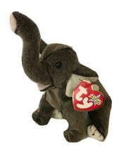 TY Beanie Baby Trumpet The Elephant With Tag Retired DOB: February 11th, 2000