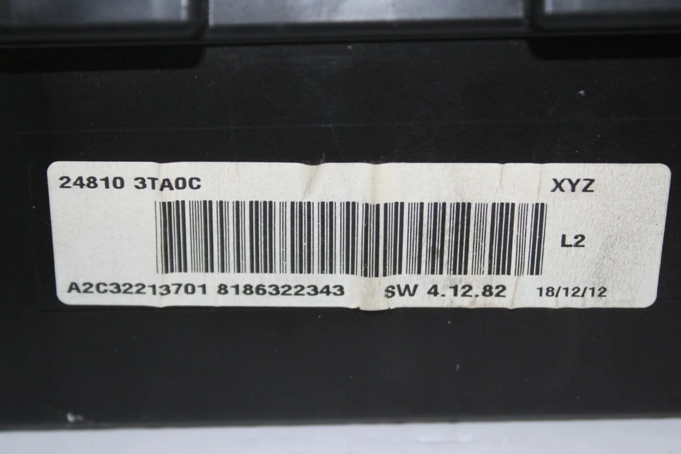 Спидометр приборной панели 2013 Altima 64,043 миль треснувший объектив - Изображение 3 из 4