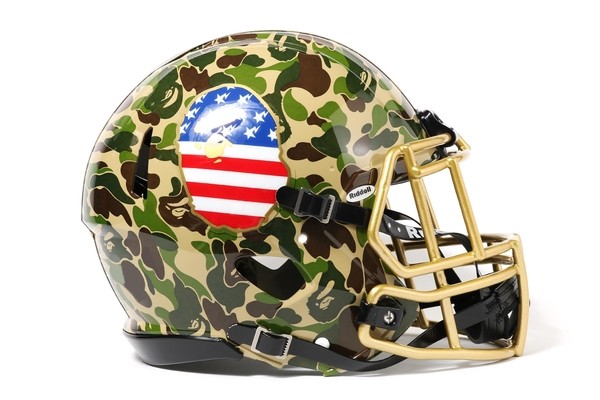 Ape bape adidas ヘルメット　ABC カモ AUTHENTIC A BATHING APE BAPE x ADIDAS RIDDELL ABC CAMO
