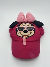 Walt Disney World Hot Pink Minnie Mouse Adjustable Baseball Cap Hat Toddler Girl