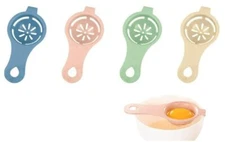 4 PACK Egg Yolk Separator Egg White Separator Easy to Use, Baking Kitchen Tools
