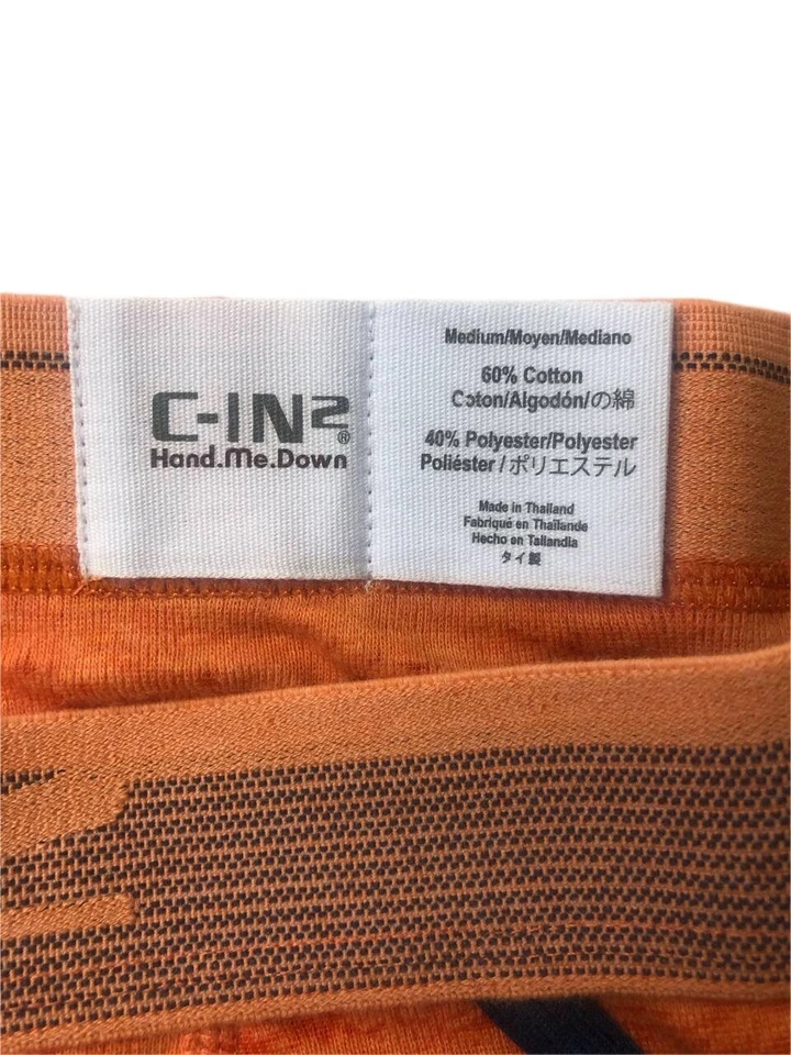 C-IN2 Men's Briefs Stretch Regular Orange Underwear Size Medium NWOB NEW - Image 3 of 3