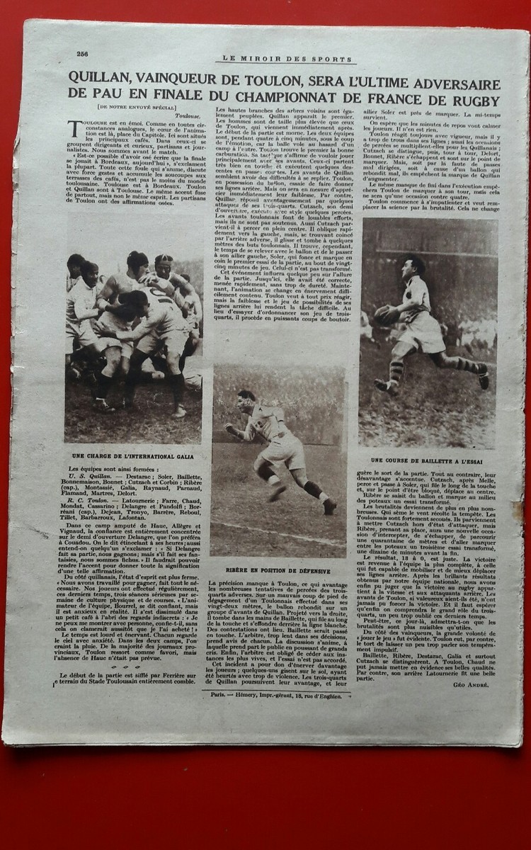 Le Miroir des Sports 426 du 15/5/1928