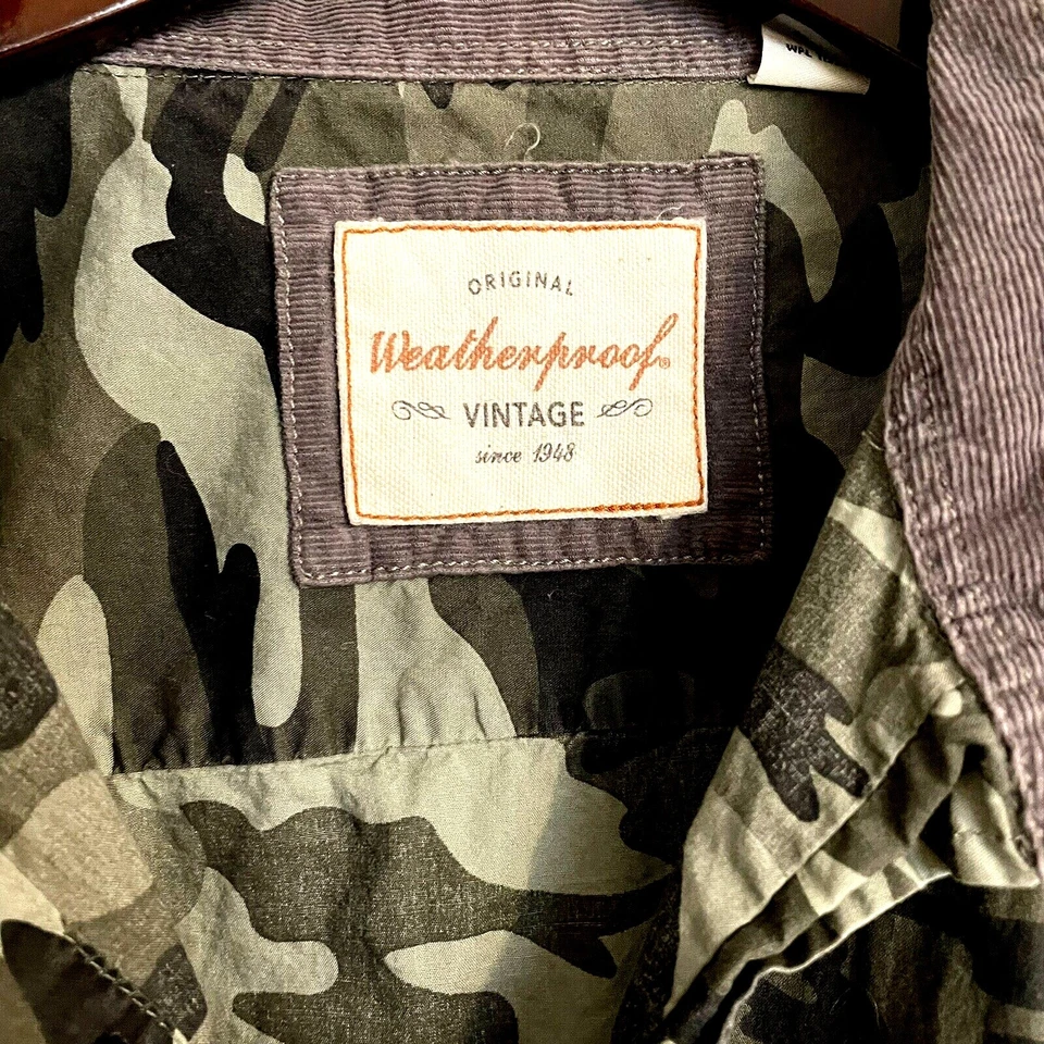 Camisa impermeable para hombre talla L verde camuflaje gráfico Smokey Mountain Renegade Club Foto 4 de 4