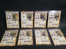 RIVET WARS EASTERN FRONT ALLIED FORCE 8 STAT CARDS SLEEVED MINT REPLACEMENT **2