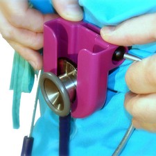 Scopester Stethoscope Holder Spring Loaded - 6 Colors 