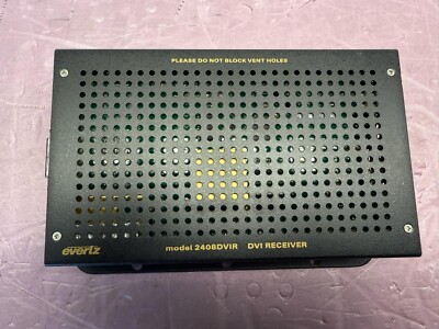 Evertz 2408 DVIR A2KM USB SPF Fibre 3G DVI Video Receiver