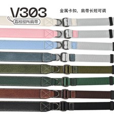 V303 Leather Neck Shoulder Strap for Canon Sony Nikon FUJI Mirrorless Camera