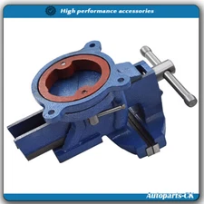 Base Table Top Clamp Heavy Duty 5" Bench Vise with Anvil Swivel Locking