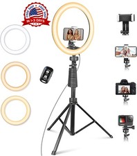 Aro De Luz LED Para Fotografia Maquillaje Para Celular Con Tripode Y Soporte ..