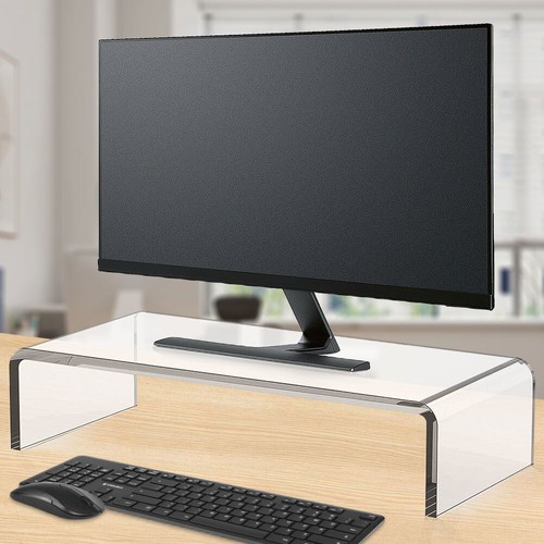 Acrylic Monitor Stand Laptop Stand Riser Desk Computer Stand Office Supplies - Afbeelding 3 van 9