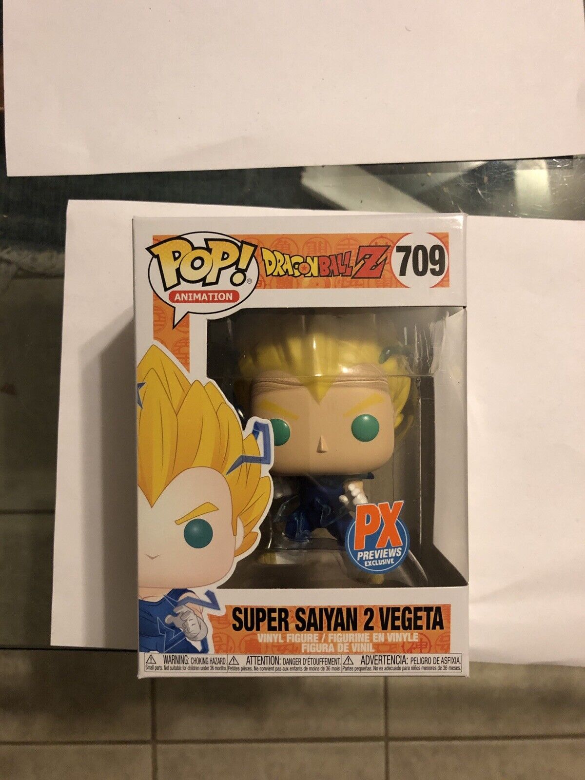 Pop! Animation: Dragon Ball Z - Super Saiyan 2 Vegeta PX Previews Exclusive