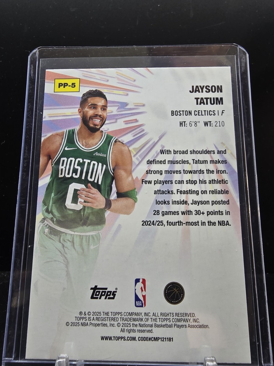 1028058 - 2025-26 Topps Basketball Jayson Tatum Power Players #PP
