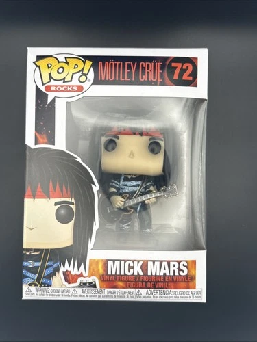 Mick Mars Funko Pop! 72 Mötley Crüe Rocks Shout Wild Side Feelgood RARE