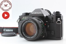 Near MINT Canon AE-1 Program SLR Camera New FD NFD 50mm f1.4 Lens From JAPAN