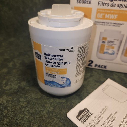 (2) PROJECT SOURCE Refrigerator GE MWF Water Filter #3846776 (45407-L1) - Picture 3 of 3